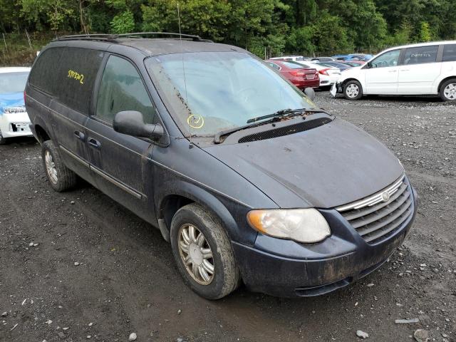 2A4GP54L17R209785 - 2007 CHRYSLER TOWN AND C BLUE photo 1