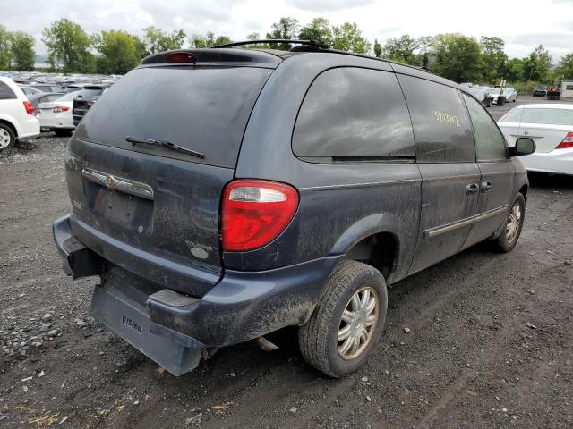 2A4GP54L17R209785 - 2007 CHRYSLER TOWN AND C BLUE photo 4