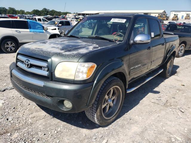 5TBET34176S516582 - 2006 TOYOTA TUNDRA DOU GREEN photo 2