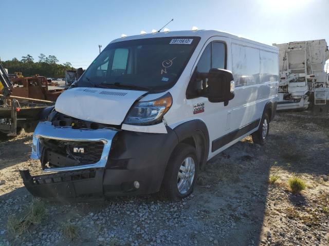 3C6TRVAG3KE512980 - 2019 RAM PROMASTER WHITE photo 2