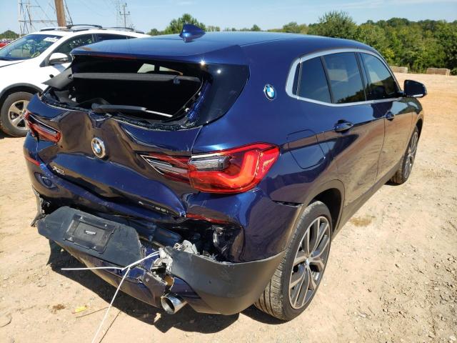 WBXYJ5C3XJEF75770 - 2018 BMW X2 XDRIVE2 BLUE photo 4