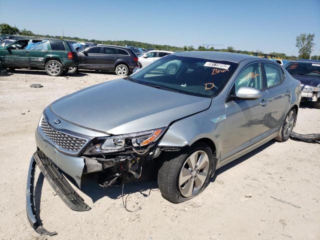 KNAGN4AD7G5098365 - 2016 KIA OPTIMA HYB SILVER photo 2