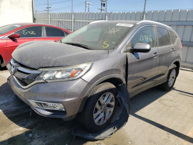 2HKRM3H79GH549658 - 2016 HONDA CR-V EXL GRAY photo 2