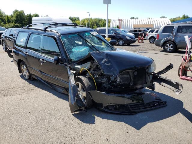 JF1SF65642H729183 - 2002 SUBARU FORESTER S BLACK photo 1