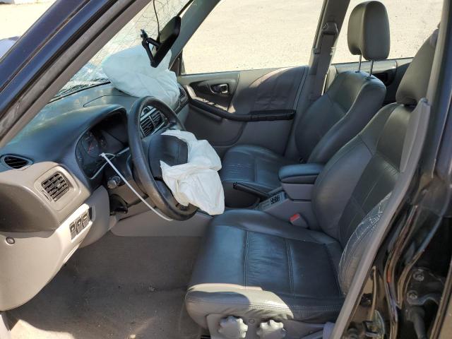 JF1SF65642H729183 - 2002 SUBARU FORESTER S BLACK photo 5