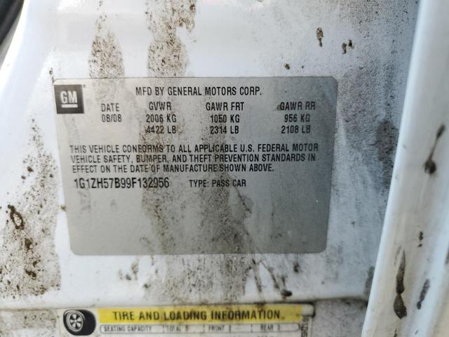 1G1ZH57B99F132956 - 2009 CHEVROLET MALIBU 1LT  照片 10