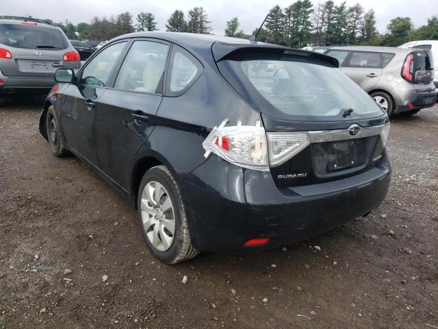 JF1GH61659H822441 - 2009 SUBARU IMPREZA 2. BLACK photo 3