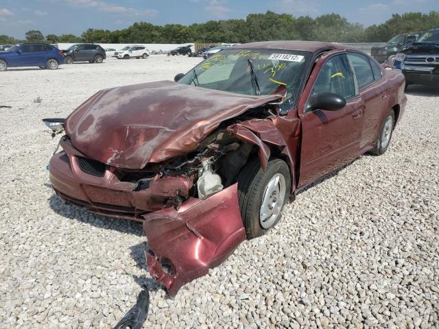 1G2NE52F03C126338 - 2003 PONTIAC GRAND AM S MAROON photo 2