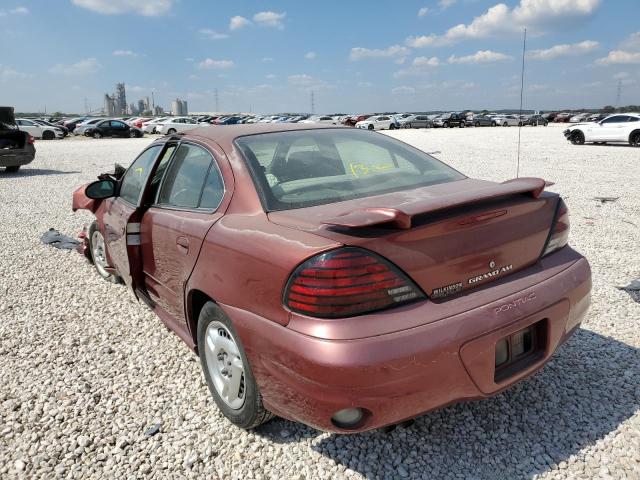 1G2NE52F03C126338 - 2003 PONTIAC GRAND AM S MAROON photo 3