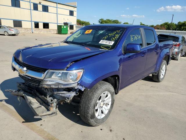 1GCGTCE35G1343823 - 2016 CHEVROLET COLORADO L PURPLE photo 2