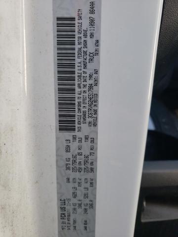 3C6TRVAG2HE517984 - 2017 RAM PROMASTER WHITE photo 10