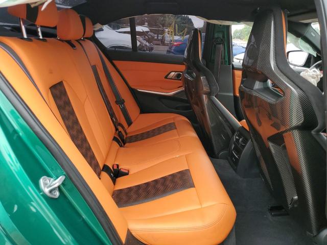 WBS33AY04NFM05919 - 2022 BMW M3 COMPETI GREEN photo 6