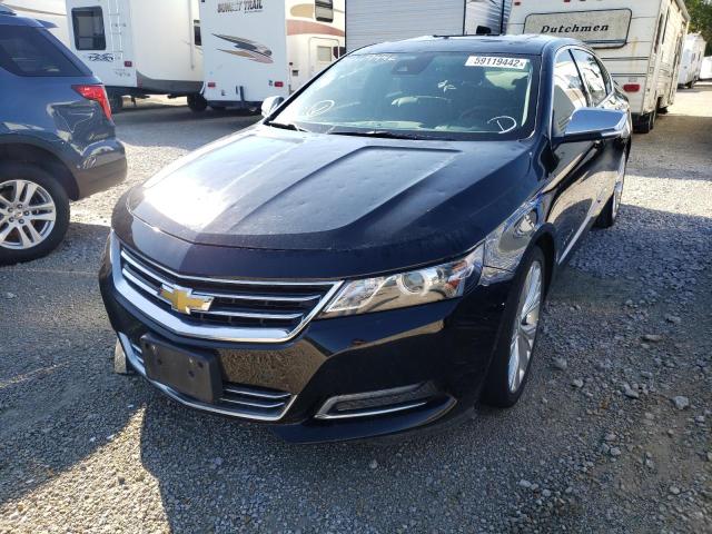 2G1155S35E9103754 - 2014 CHEVROLET IMPALA LTZ BLACK photo 2