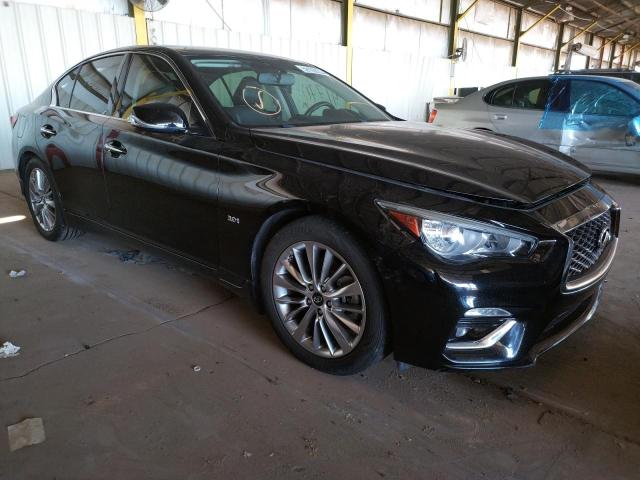 JN1EV7AP4KM514881 - 2019 INFINITI Q50 LUXE BLACK photo 1