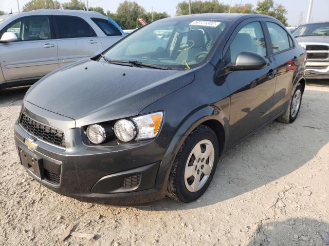 1G1JA5SH9G4174386 - 2016 CHEVROLET SONIC LS SILVER photo 2