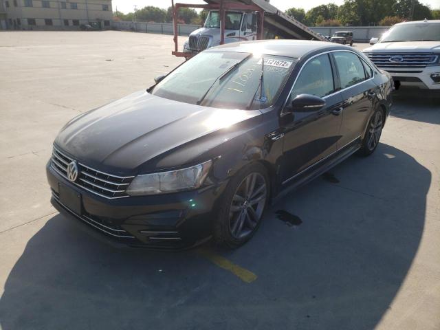 1VWDT7A35HC041533 - 2017 VOLKSWAGEN PASSAT R-L BLACK photo 2