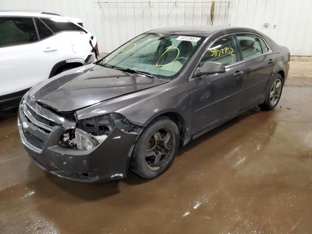 1G1ZB5EB5A4114734 - 2010 CHEVROLET MALIBU LS GRAY photo 2