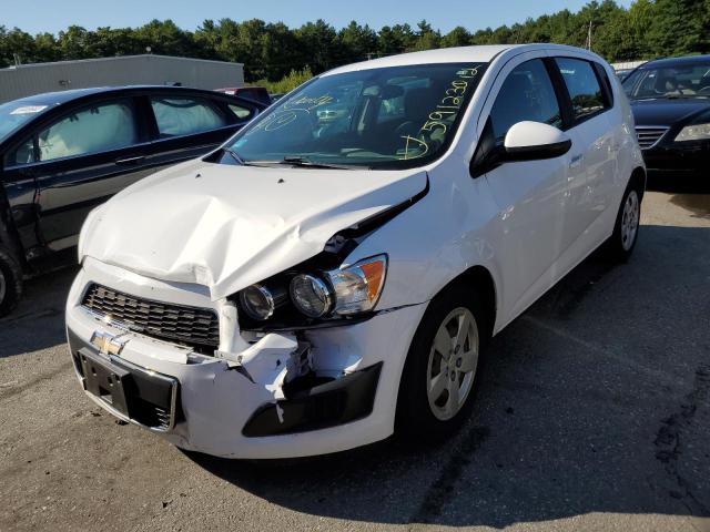 1G1JA6SGXG4168013 - 2016 CHEVROLET SONIC LS WHITE photo 2