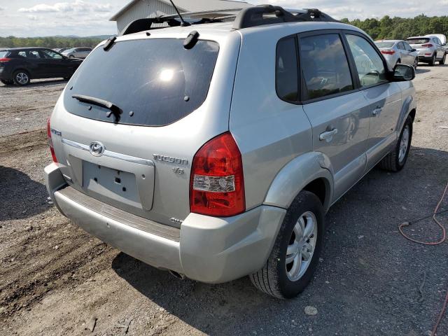 KM8JN72D37U530184 - 2007 HYUNDAI TUCSON SE SILVER photo 4