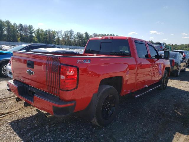 1GCUKREC8HF146304 - 2017 CHEVROLET SILVERADO RED photo 4