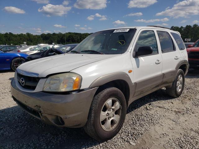 4F2CZ06174KM01736 - 2004 MAZDA TRIBUTE ES თეთრი ფოტო 2