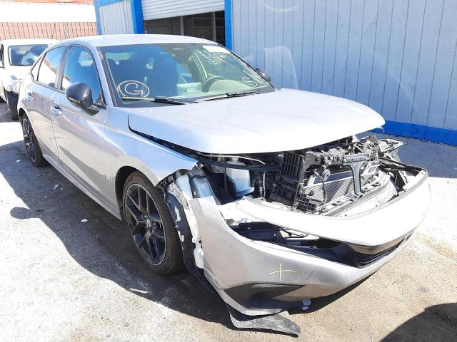 2HGFE2F53NH553241 - 2022 HONDA CIVIC SPOR SILVER photo 1