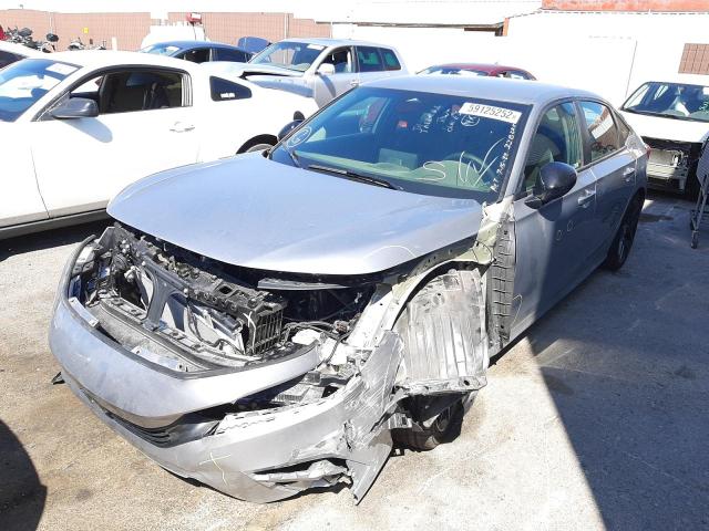 2HGFE2F53NH553241 - 2022 HONDA CIVIC SPOR SILVER photo 2