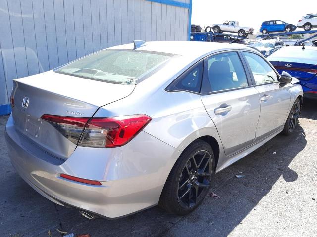 2HGFE2F53NH553241 - 2022 HONDA CIVIC SPOR SILVER photo 4