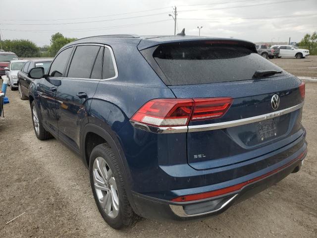 1V2MC2CA2LC204695 - 2020 VOLKSWAGEN ATLAS CROS BLUE photo 3