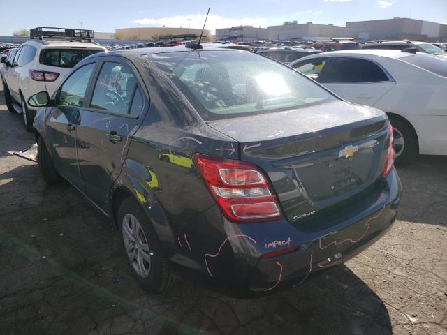 1G1JB5SG2J4113070 - 2018 CHEVROLET SONIC LS CHARCOAL photo 3