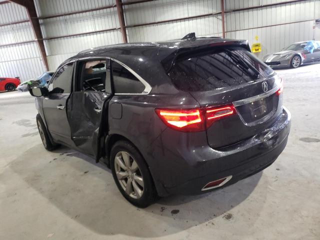 5FRYD4H91GB014694 - 2016 ACURA MDX ADVANC BLACK photo 3