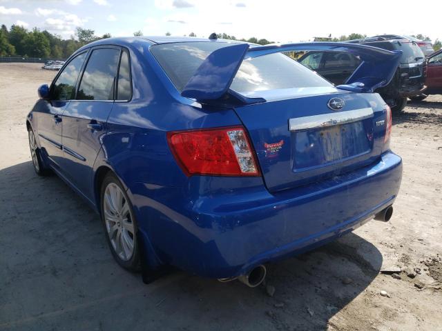 JF1GE74628G508650 - 2008 SUBARU IMPREZA WR BLUE photo 3