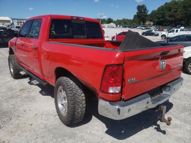 3C6UR5DL7EG155258 - 2014 RAM 2500 SLT 红色 照片 3