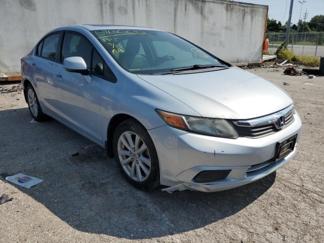 2HGFB2F9XCH503526 - 2012 HONDA CIVIC EXL Gümüş foto 1
