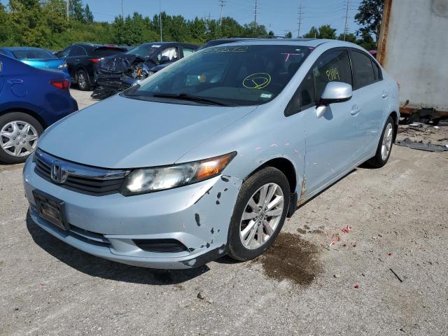 2HGFB2F9XCH503526 - 2012 HONDA CIVIC EXL Gümüş foto 2