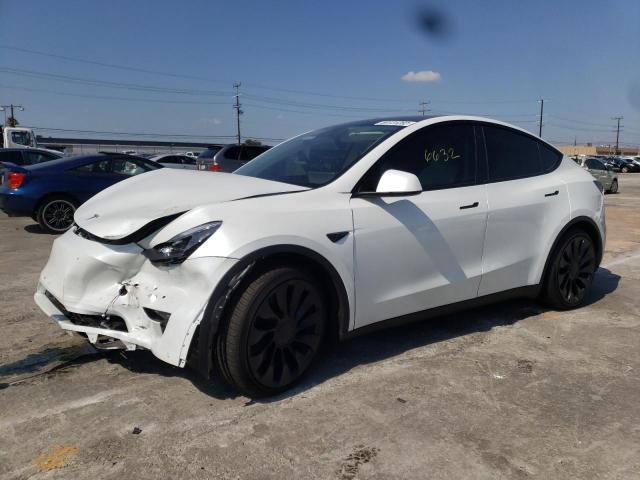 7SAYGDEF0NF446566 - 2022 TESLA MODEL Y Белый фото 2