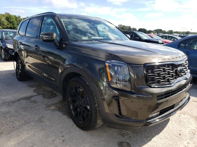 5XYP5DHC3MG126181 - 2021 KIA TELLURIDE BROWN photo 1