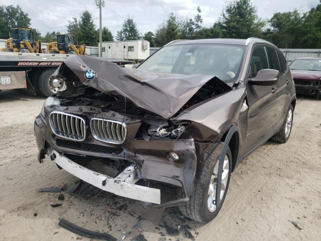 5UXWX9C53E0D26269 - 2014 BMW X3 XDRIVE2 TAN photo 2