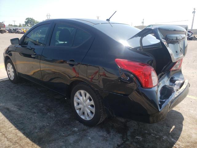 3N1CN7AP5JL814266 - 2018 NISSAN VERSA S BLACK photo 3