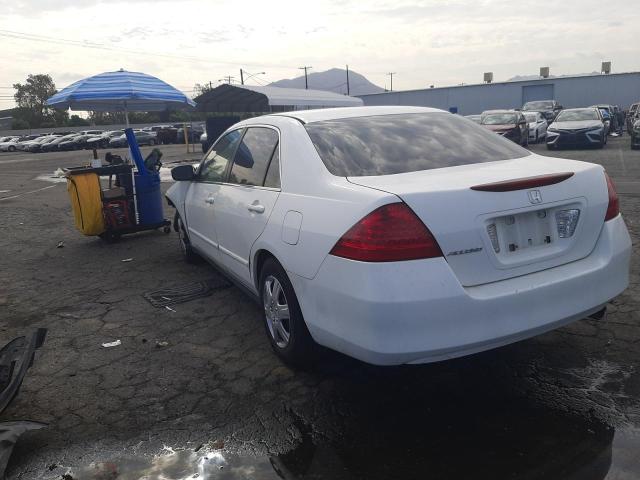 JHMCM56446C007130 - 2006 HONDA ACCORD LX WHITE photo 3