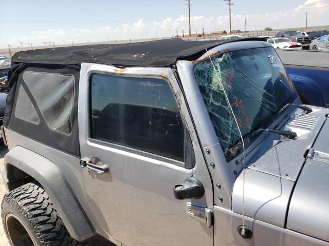 1C4AJWAG3FL591187 - 2015 JEEP WRANGLER S GRAY photo 9