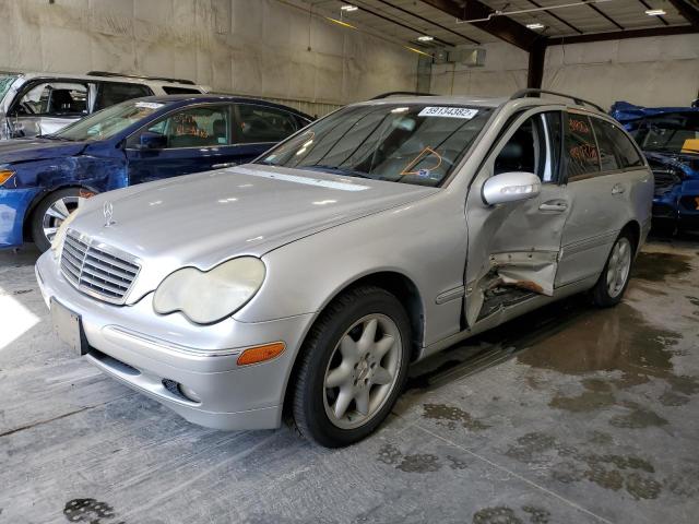 WDBRH61J23F342219 - 2003 MERCEDES-BENZ C240 SPORT SILVER photo 2