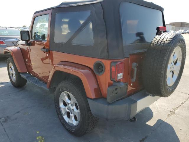 1C4AJWBG8EL262739 - 2014 JEEP WRANGLER S ORANGE photo 3