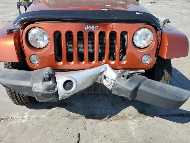 1C4AJWBG8EL262739 - 2014 JEEP WRANGLER S ORANGE photo 9
