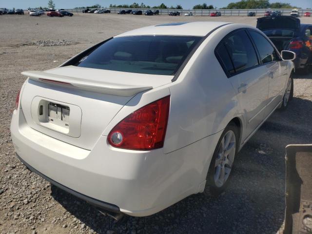 1N4BA41E08C803897 - 2008 NISSAN MAXIMA SE/ WHITE photo 4