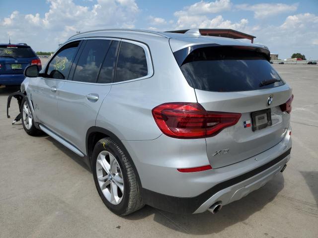 5UXTY3C08LLE54875 - 2020 BMW X3 SDRIVE3 SILVER photo 3