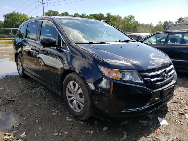 5FNRL5H67FB042647 - 2015 HONDA ODYSSEY EX BLACK photo 1