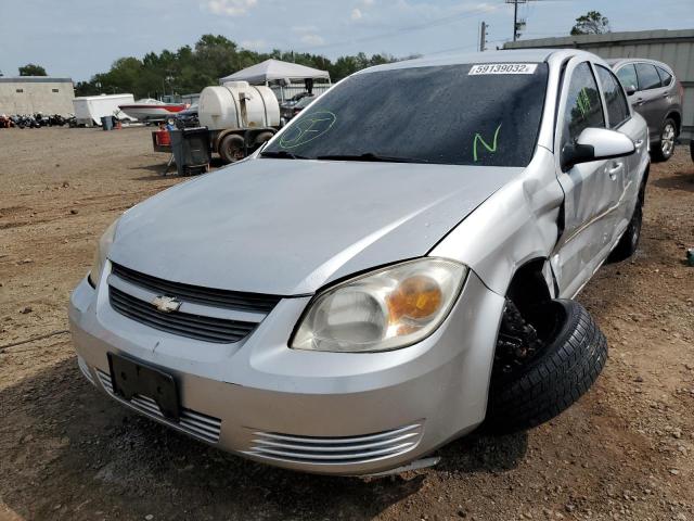 1G1AD5F50A7215453 - 2010 CHEVROLET COBALT 1LT SILVER photo 2