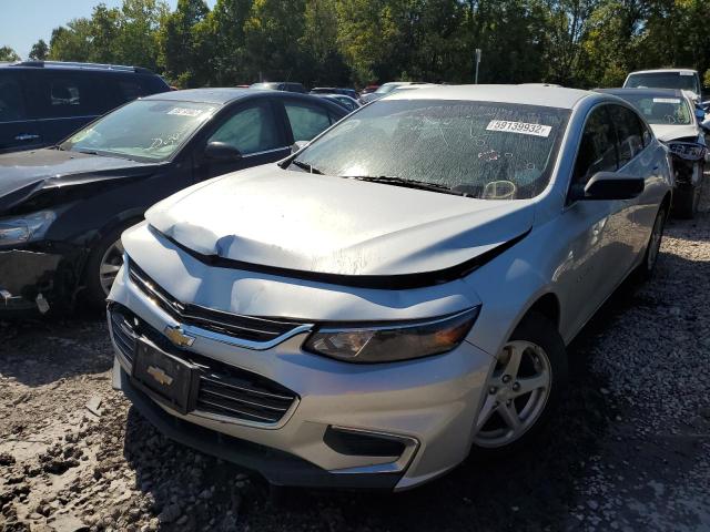 1G1ZB5ST9JF115497 - 2018 CHEVROLET MALIBU LS SILVER photo 2