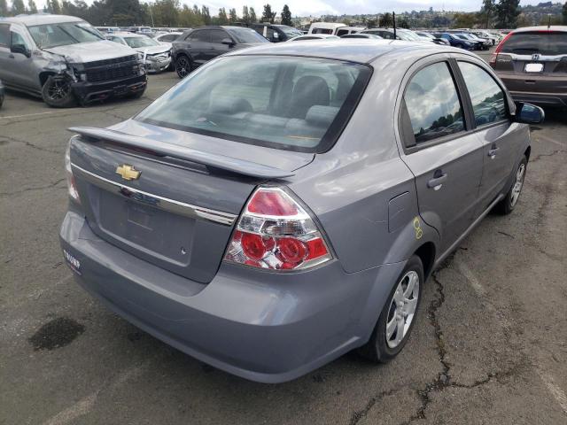 KL1TD56E09B393914 - 2009 CHEVROLET AVEO LS 银色 照片 4